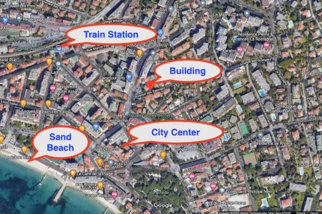 Coeur De Juan, Calme, 300M Plages - Easy Check-In Antibes Exteriör bild